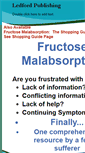Mobile Screenshot of fructosemalabsorptionhelp.com